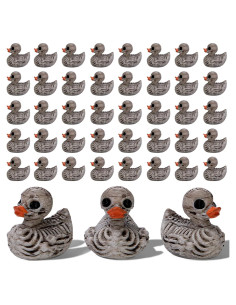60 Piezas Decoraciones de Esqueletos de Patos Halloween Watayo
