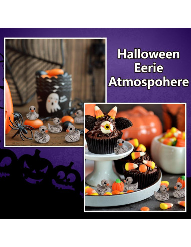 60 Piezas Decoraciones de Esqueletos de Patos Halloween Watayo