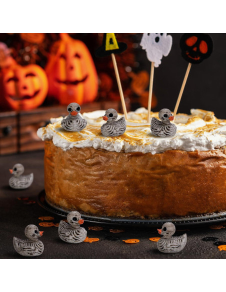 60 Piezas Decoraciones de Esqueletos de Patos Halloween Watayo