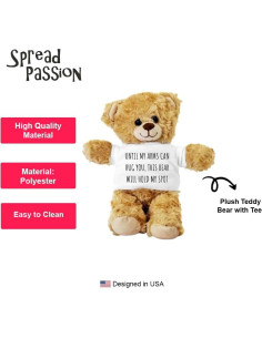 Osito de Peluche SpreadPassion con Camiseta - 25.4 cm 2