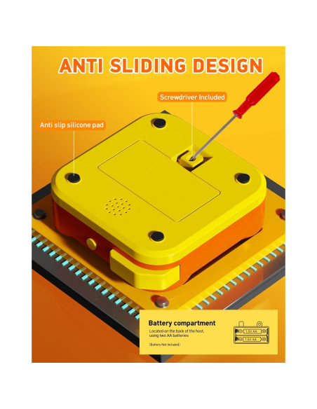Juego Electrónico de Tic Tac Toe 5 en 1 Bolt - Portátil