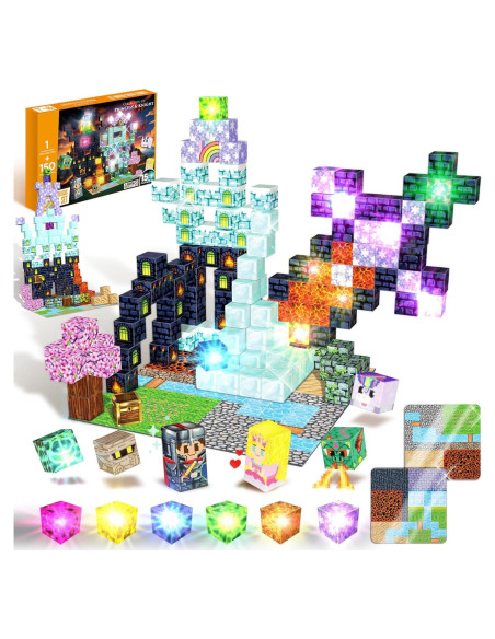 Set de Construcción Magnéticos 150 Piezas Princesa y Caballero