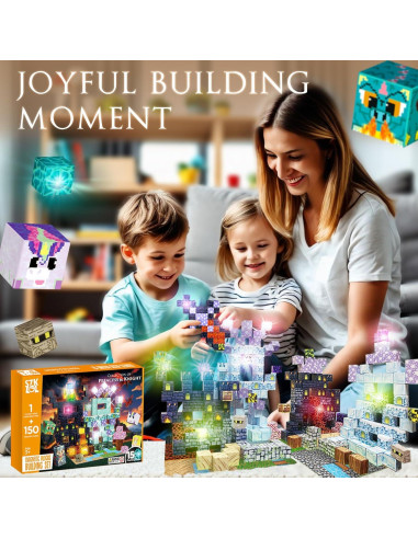 Set de Construcción Magnéticos 150 Piezas Princesa y Caballero