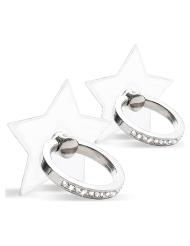 Soporte para anillo de teléfono Wansurs, 2 Pack, ajustable 360