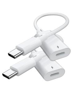 Adaptador USB C a Lightning Mxcudu 2 Pack Carga Rápida 10W
