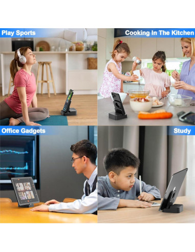 Altavoz Bluetooth Inalámbrico SquarockTek MST007 2-en-1 con Soporte