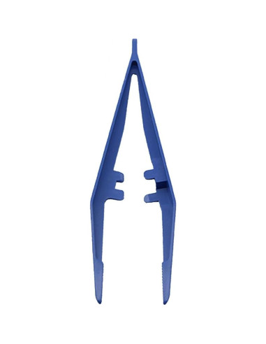 30 Pinzas Desechables BLLNDX 13cm Plástico Azul para Manualidades