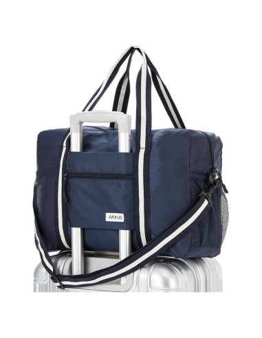 Bolsa de viaje Arxus plegable 25L resistente al agua azul marino
