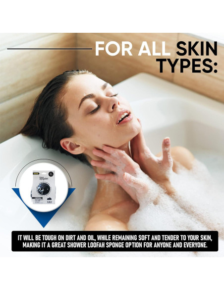 Esponja de Baño T.Taio con Jabón de Carbón - Exfoliante Lufa