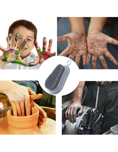 Cepillo de Uñas NaYiissi Ergonomico para Limpieza de Manos