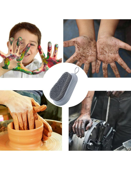 Cepillo de Uñas NaYiissi Ergonomico para Limpieza de Manos