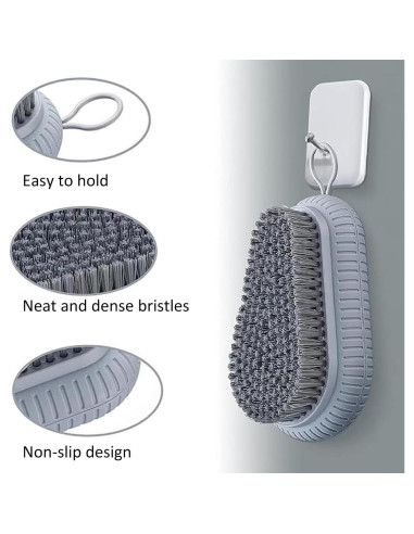 Cepillo de Uñas NaYiissi Ergonomico para Limpieza de Manos