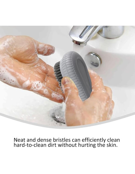 Cepillo de Uñas NaYiissi Ergonomico para Limpieza de Manos