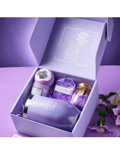 Set de Canasta de Spa de Lavanda LE CADEAU - 6 Piezas 2