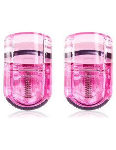 Rizador de Pestañas Portátil FYB Mini Rosa - 2 Pcs