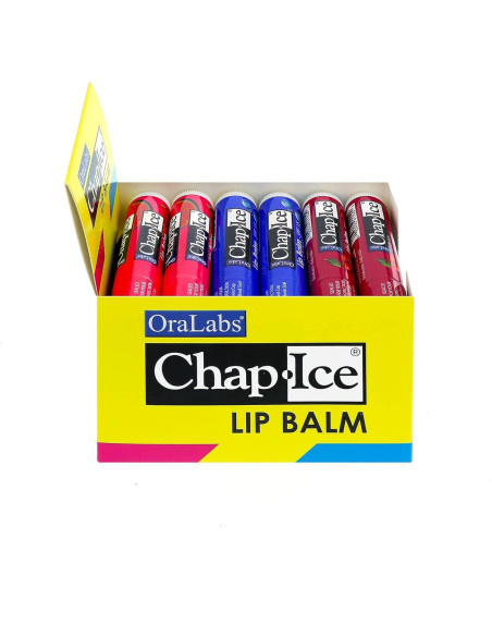 Bálsamo Labial Chap-Ice SPF-15 - 24 Barras Surtidas 4.25g