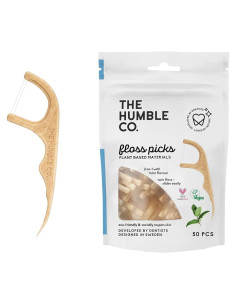 Palillos de Hilo Dental 2-en-1 La Compañía Humilde Menta 50u