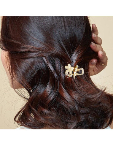 Clips de Pelo Brillantes ANBALA - Set de 6 Mini Pinzas con Rhinestones