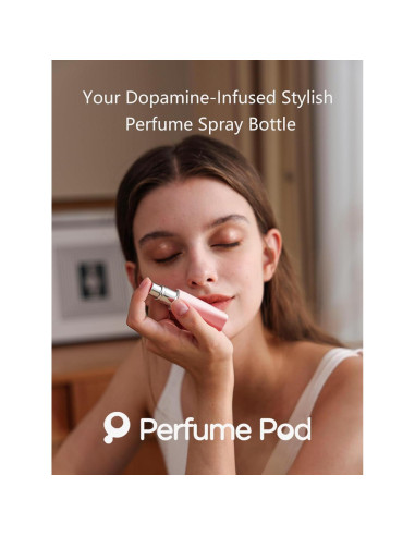 Atomizador de Perfume Recargable Perfume Pod ATOM01 Rosa 5ml