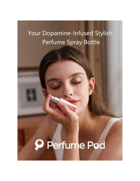 Atomizador de Perfume Recargable Perfume Pod ATOM01 Rosa 5ml