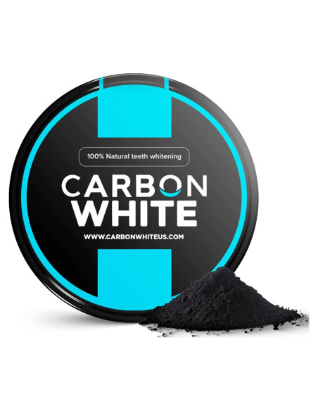 Polvo Blanqueador de Dientes Carbon White 30g - Carbón Activado