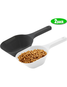 Cucharón para Alimento de Mascotas Aosnare 1 Taza con Medidas 2