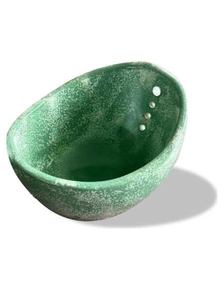 Tazón Deshojador de Hierbas Cerámica Eastrpupira Verde 10 cm