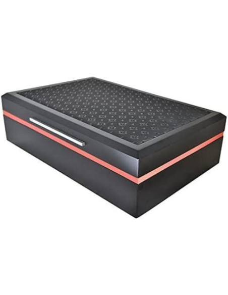 Conjunto de Vino Luxe con Accesorios de Madera y Cuero