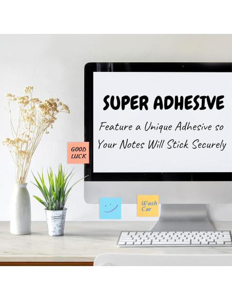 Notas Adhesivas Mr. Pen - 6 Blocs 60 Hojas Pastel 7.6x10.2 cm