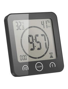 Reloj de Ducha Digital Sunsbell con Termómetro y Temporizador