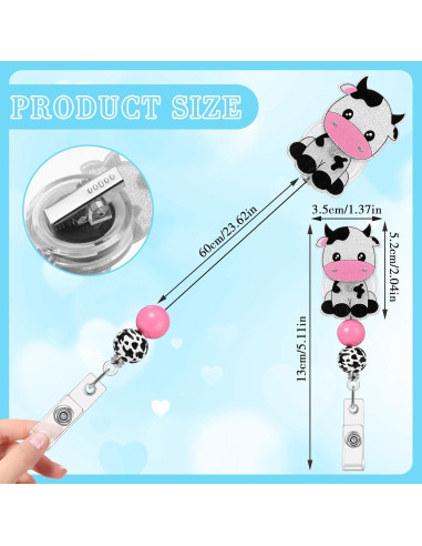 Soporte Retráctil de Insignia Prasacco Vaca Linda 60cm