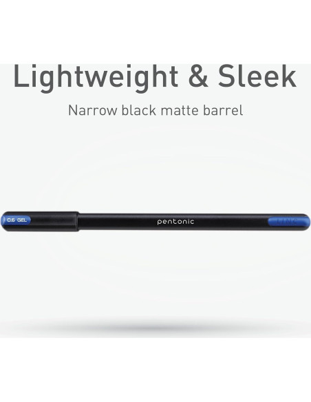 Set de Bolígrafos de Gel Pentonic 24 Piezas Tinta Variada 0.6 mm