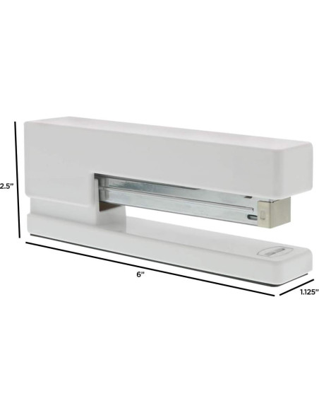 Grapadora JAM Paper Blanca - Plástico - 15.24x6.35cm