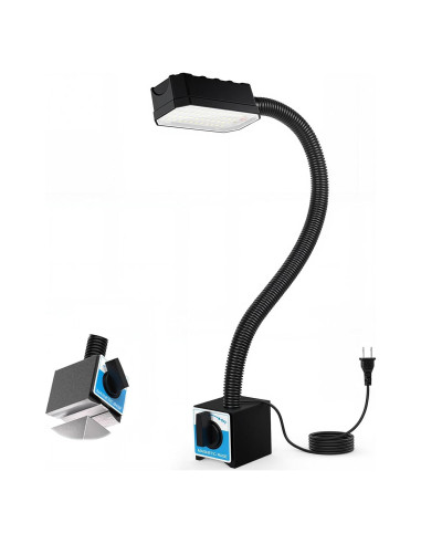 Luz de trabajo LED magnética 20W 2000LM cuello de ganso 50cm