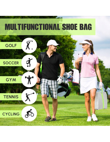 Bolsa para zapatos a prueba de olores Vincreem 41x23x12cm Gris