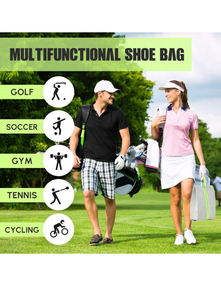 Bolsa para zapatos a prueba de olores Vincreem 41x23x12cm Gris