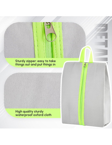 Bolsa para zapatos a prueba de olores Vincreem 41x23x12cm Gris