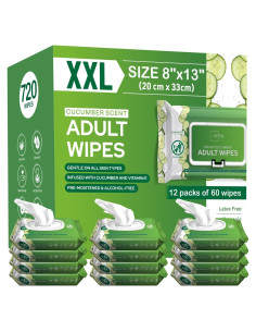 Toallitas Húmedas para Adultos Opteel 720 Piezas Aromatizadas