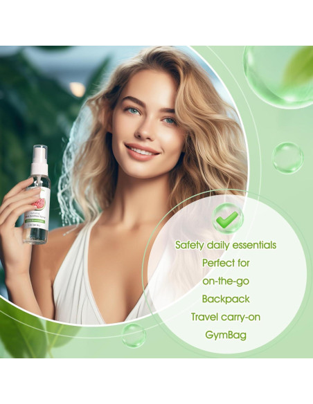 12 Sprays Desinfectantes de Manos Dansib 60ml Aromas Variados