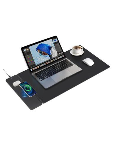 Alfombrilla de Carga Inalámbrica NovaPixel S88 - Negro