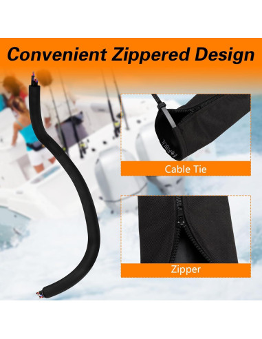 Manga de Rigging con Cremallera EVRBUL 121.92 cm Impermeable