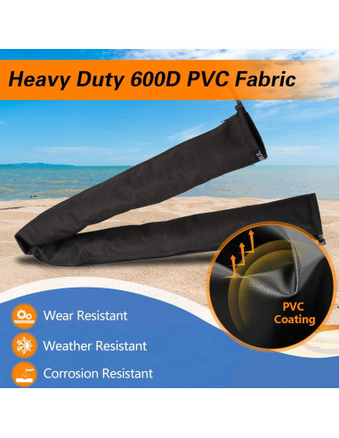 Manga de Rigging con Cremallera EVRBUL 121.92 cm Impermeable