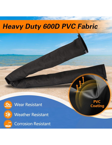 Manga de Rigging con Cremallera EVRBUL 121.92 cm Impermeable