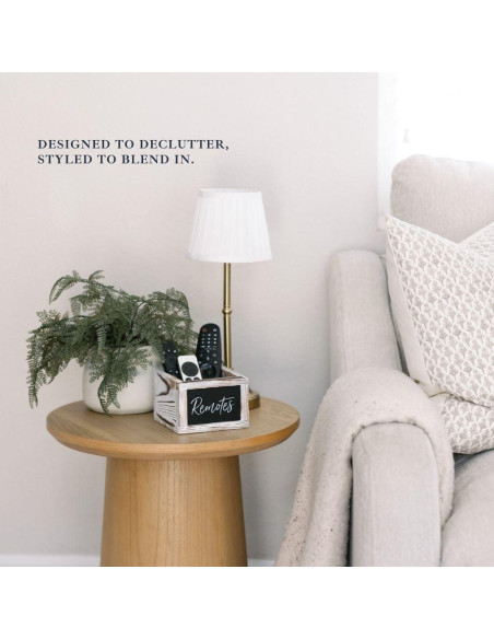 Soporte para Control Remoto de Madera Rústica Ford & Row