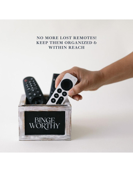 Soporte para Control Remoto de Madera Rústica Ford & Row