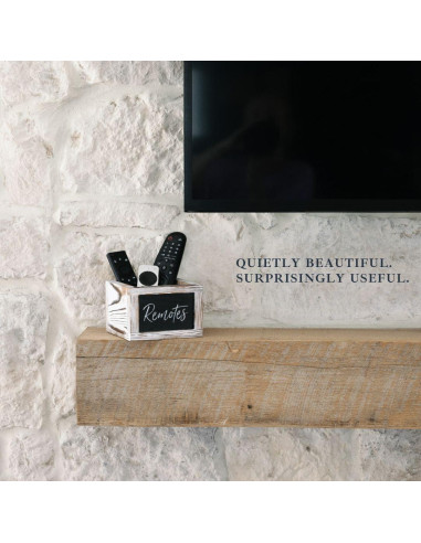 Soporte para Control Remoto de Madera Rústica Ford & Row