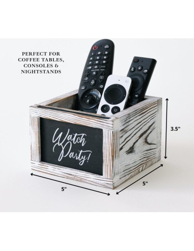 Soporte para Control Remoto de Madera Rústica Ford & Row