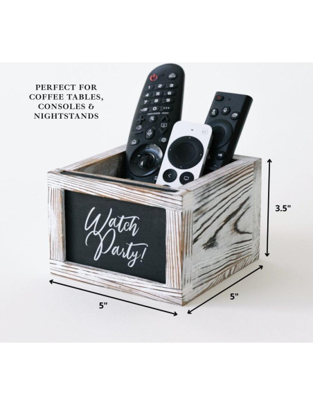 Soporte para Control Remoto de Madera Rústica Ford & Row