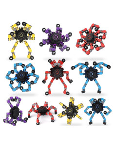 15PCS Juguete Robot Fidget Spinner Genérico Transformable