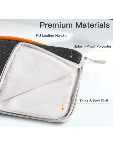 Funda para Laptop JETech Gris Oscuro 13.3" Impermeable